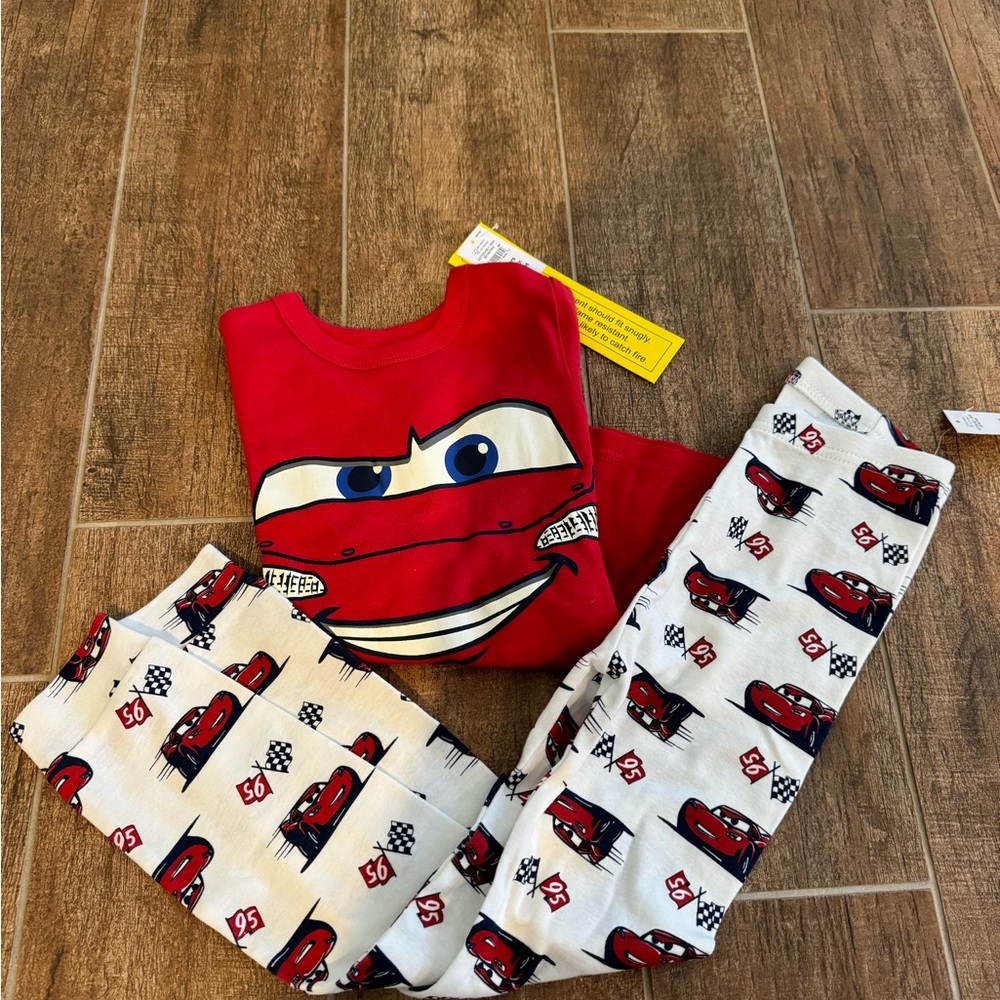 Disney Red Lightning McQueen Kids Pajama Set